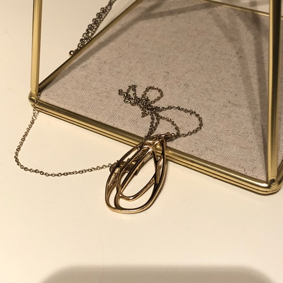 Banana Republic Tear Drop Gold Necklace - Picture 4 of 5